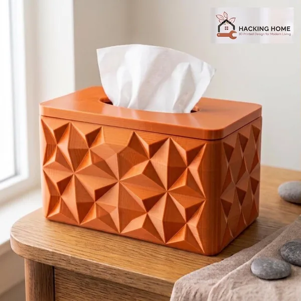 Faceted Tissue Box Cover photo 15