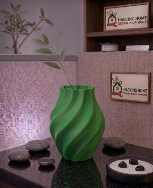 Matte Swirl Vase photo 10
