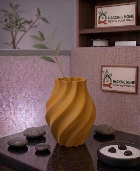 Matte Swirl Vase photo 11