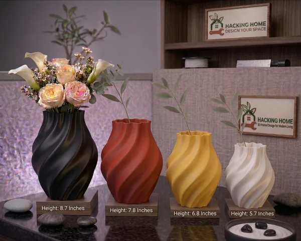 Matte Swirl Vase photo 2