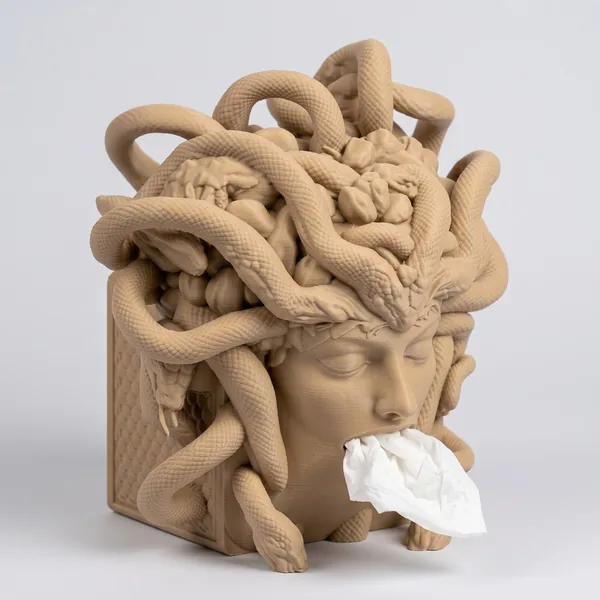 Medusa's Silence Tissue Box Holder photo 1