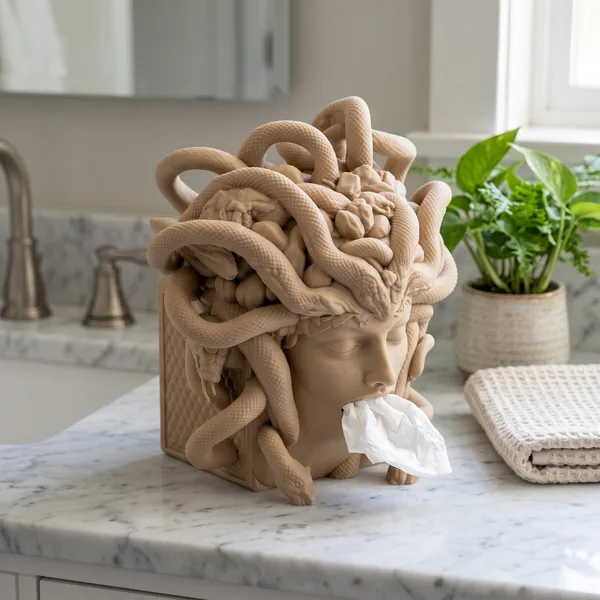 Medusa's Silence Tissue Box Holder photo 2