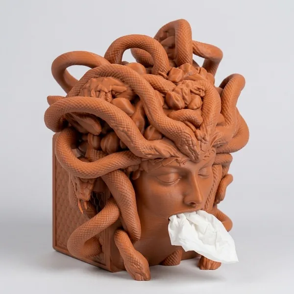 Medusa's Silence Tissue Box Holder photo 8