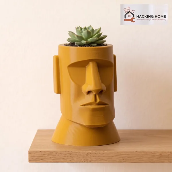 Moai Head Planter photo 13