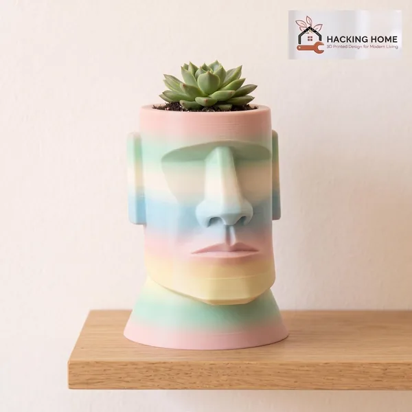 Moai Head Planter photo 16