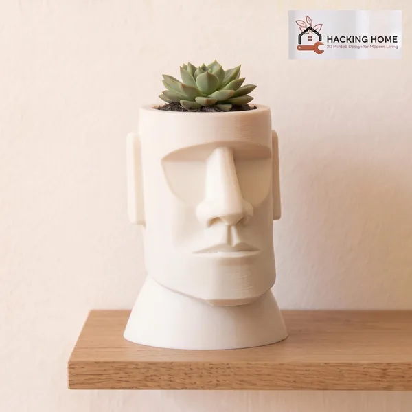 Moai Head Planter photo 8