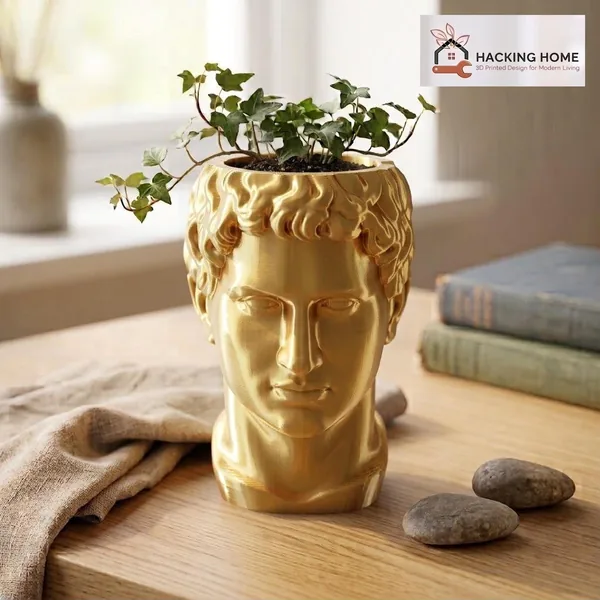 Roman Bust Planter photo 15