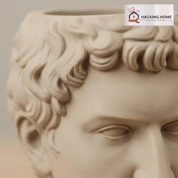 Roman Bust Planter photo 4
