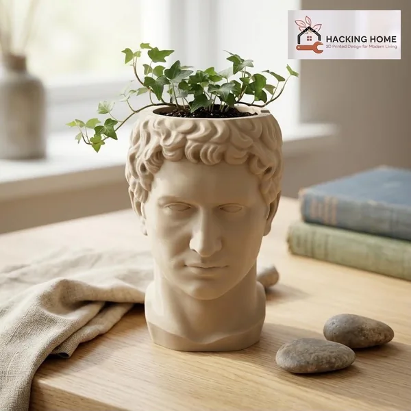 Roman Bust Planter photo 5