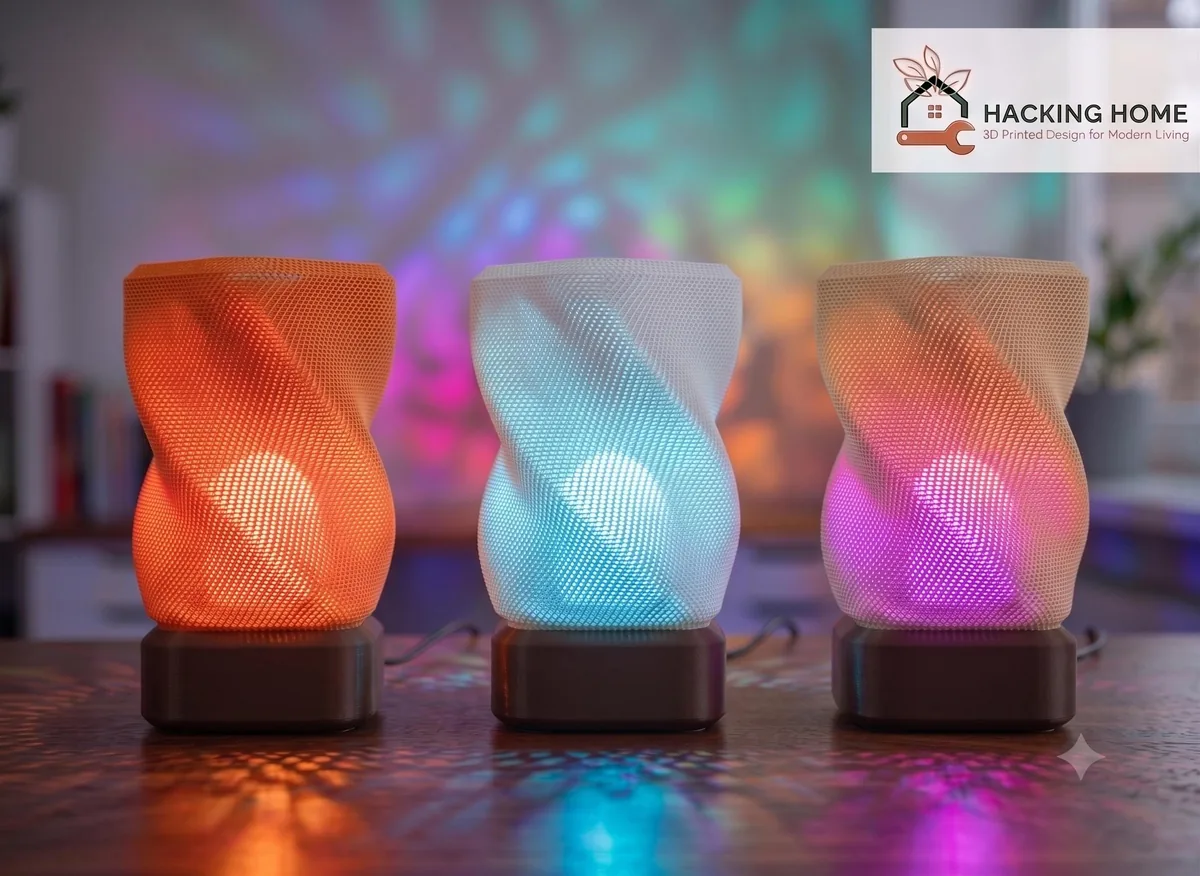 Spiral Lattice Lamp