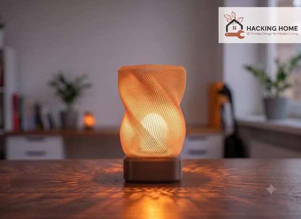 Spiral Lattice Lamp photo 4