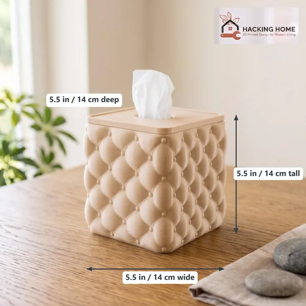Tufted Tissue Box Cover photo 15