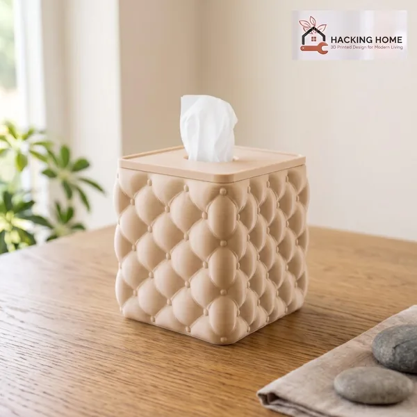 Tufted Tissue Box Cover photo 5