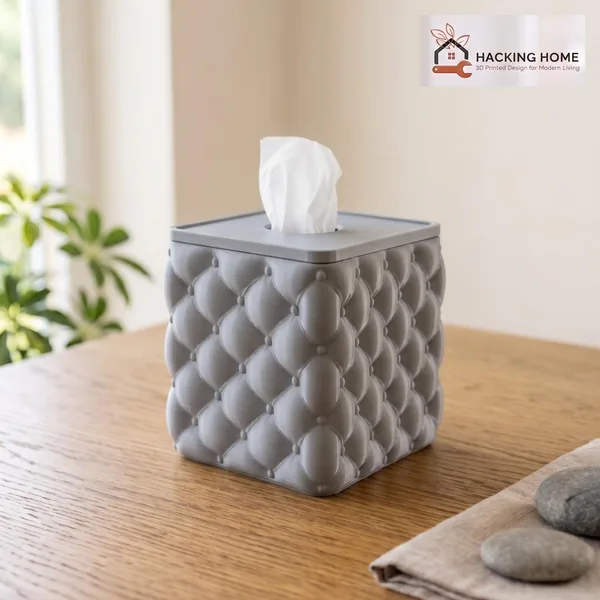 Tufted Tissue Box Cover photo 6