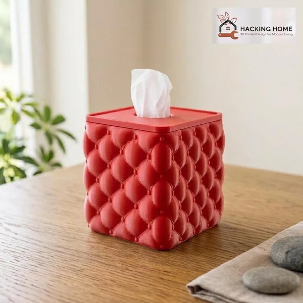 Tufted Tissue Box Cover photo 9