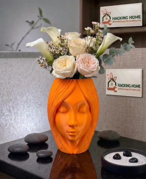 Woman Face Flower Pot photo 12