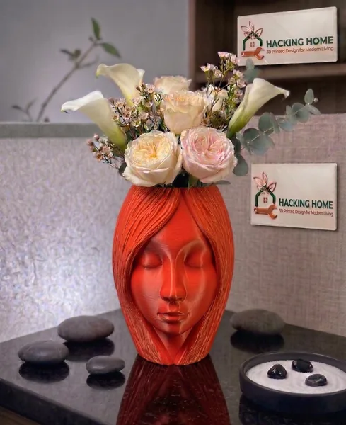 Woman Face Flower Pot photo 14