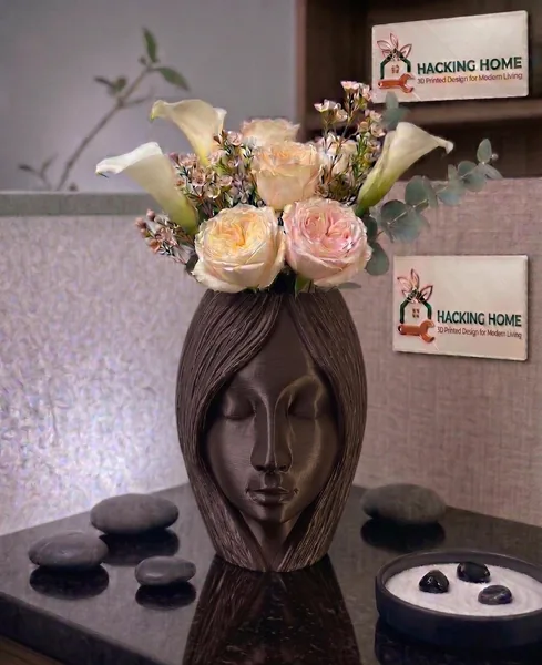 Woman Face Flower Pot photo 8