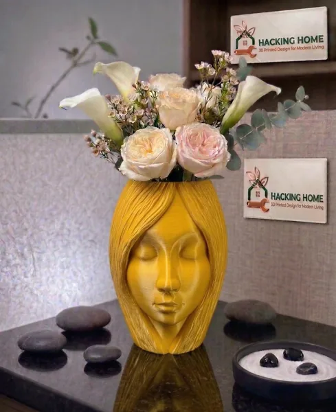 Woman Face Flower Pot photo 9